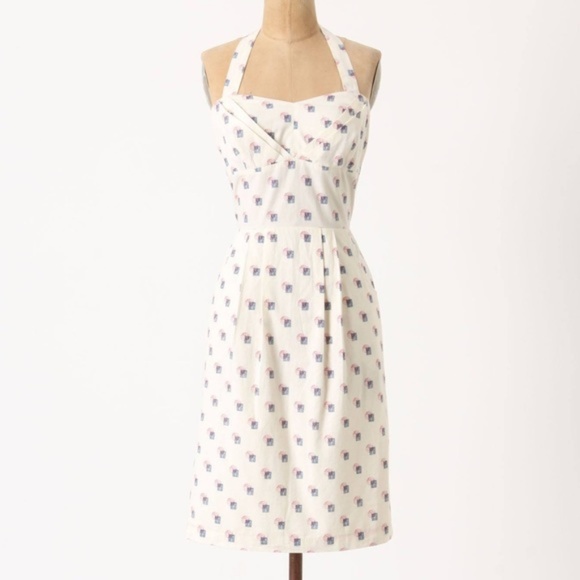 Girls From Savoy Dresses & Skirts - GIRLS FROM SAVOY ANTHRO PARIS POSTAGE PINUP DRESS